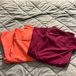 2 pairs of Fabletics work out pants